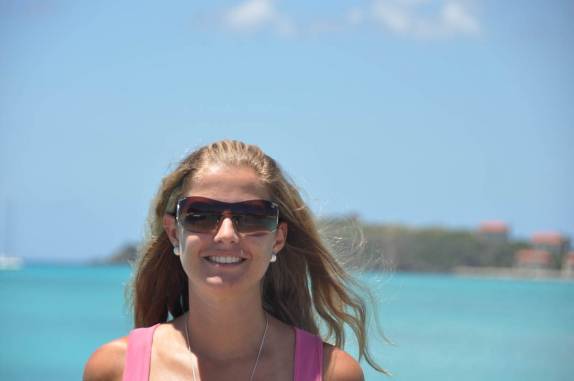 Despedida do Caribe em pier da praia de Philipsburg, capital de Sint Maarten - Caribe